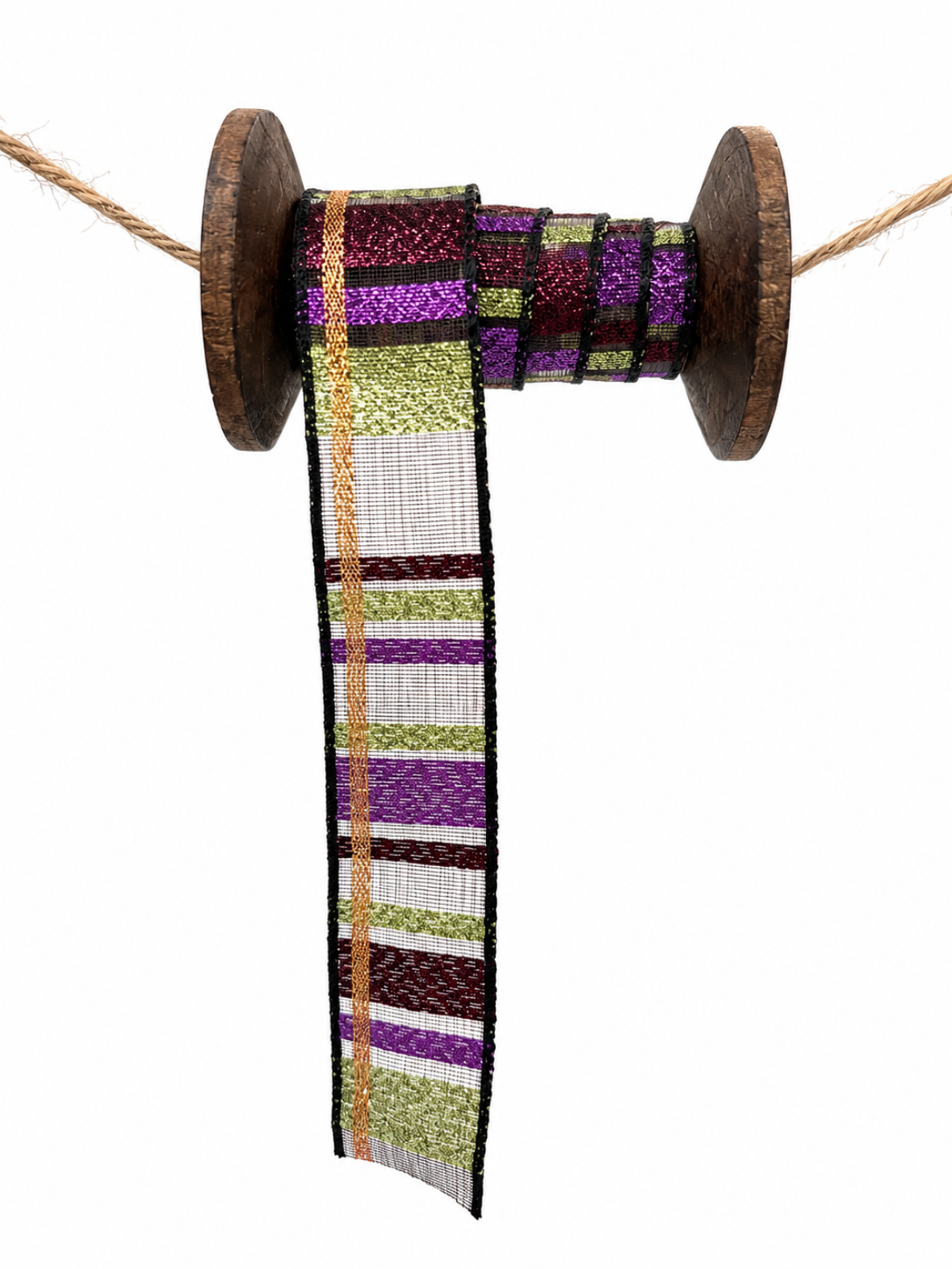 Ruban Carreaux multicolore