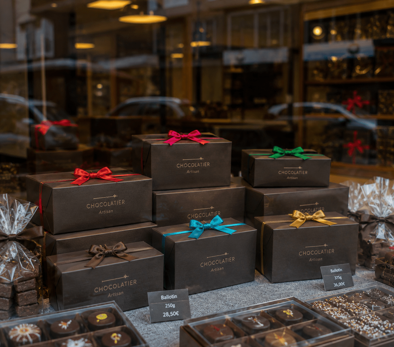 Noeuds Attache Twist - 50 pièces - RUBAN CHOCOLAT