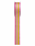 Ruban Rayures Multicolores - RC0080939-2 - RUBAN CHOCOLAT